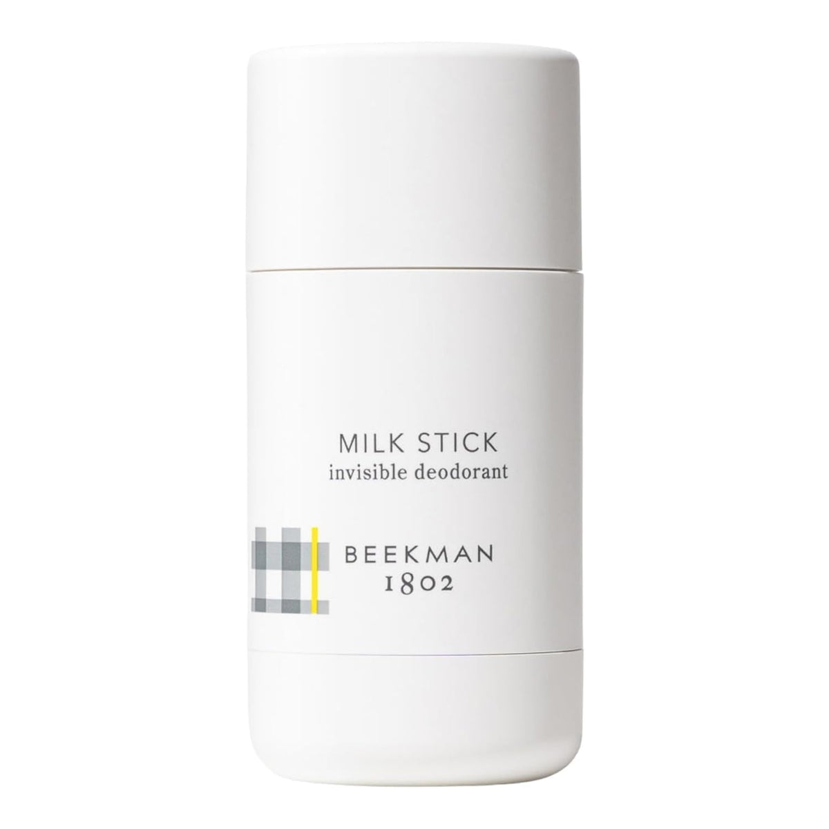Beekman 1802 Milk Stick packaging shows easy on-the-go freshness.
