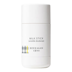 Beekman 1802 Milk Stick packaging shows easy on-the-go freshness.