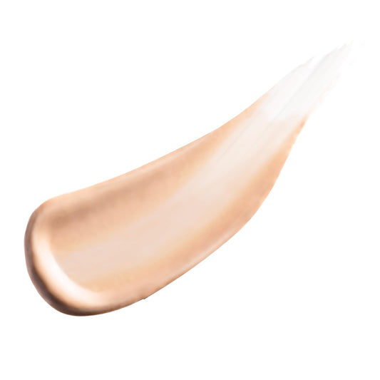 Beekman 1802 Milk Tint Primer SPF 43 swirl on skin shows blendable coverage.
