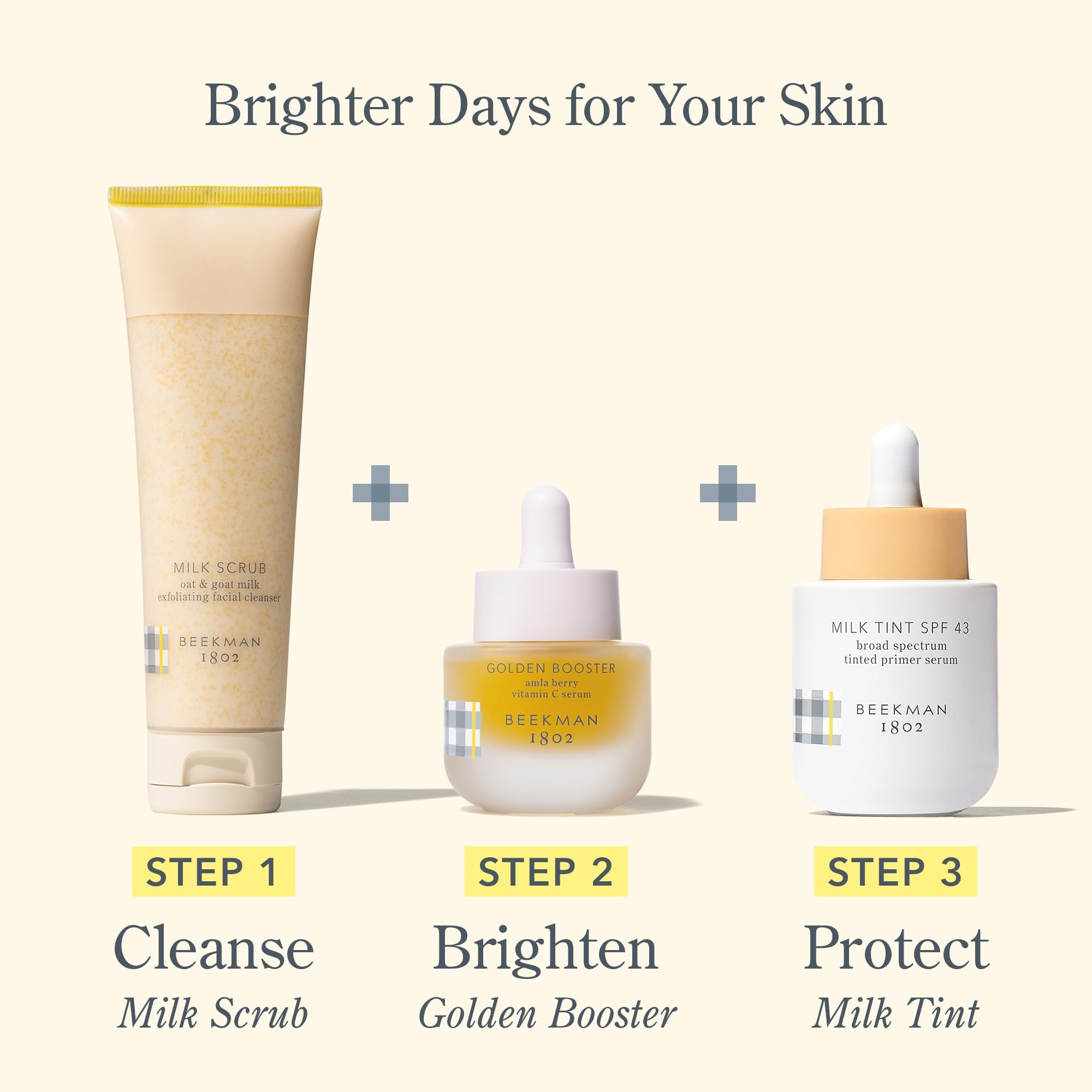Clean packaging emphasizes toxin-free Beekman 1802 values.