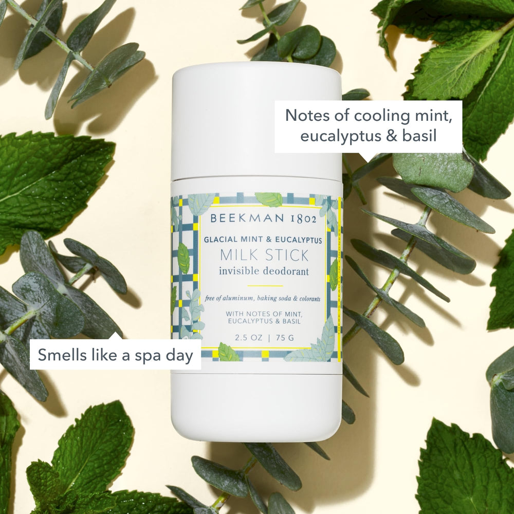 Beekman 1802 Milk Stick with goat milk supports balanced skin microbiome