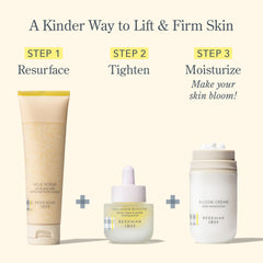 Beekman 1802 morning routine scene with serum application