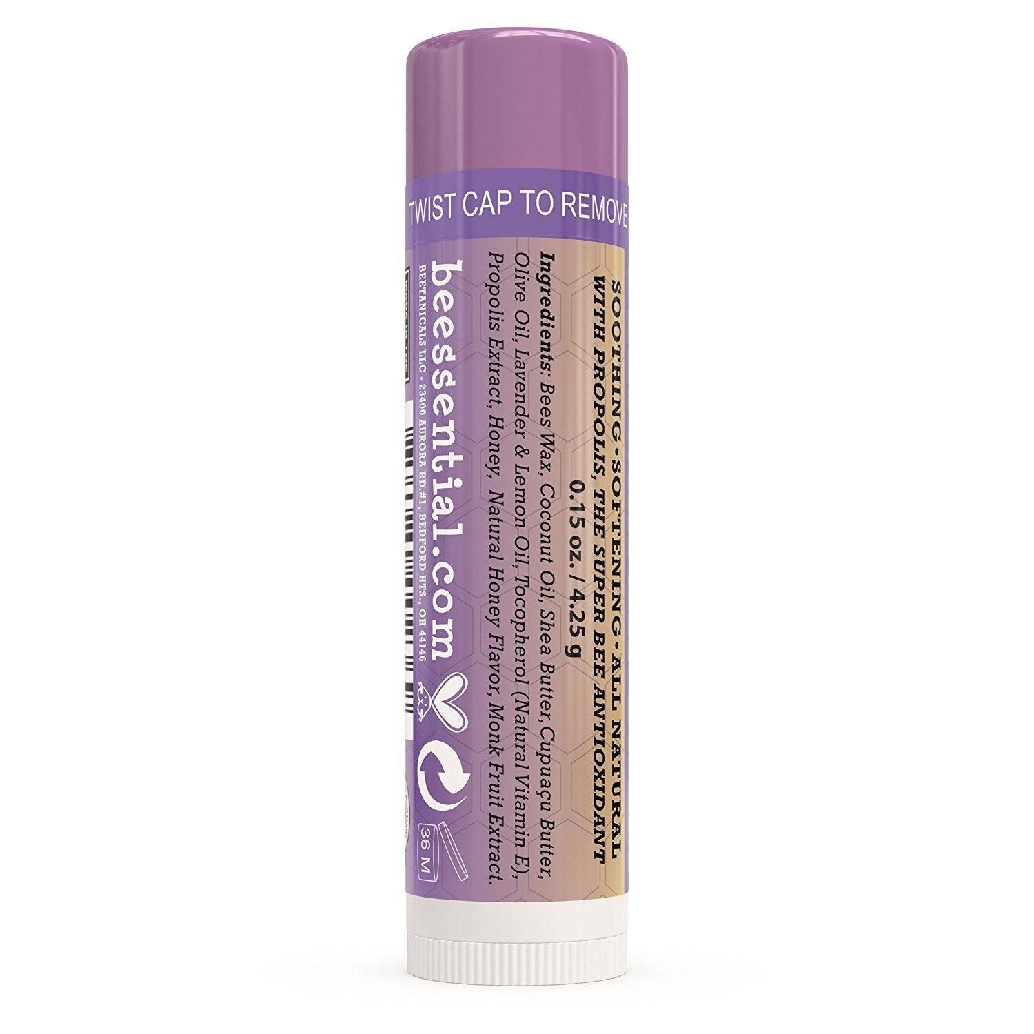 Beessential lavender lip balm 18-pack gift bundle, perfect for events and holidays.