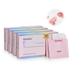 Beetles 100-count wipes ideal for home, office, and travel