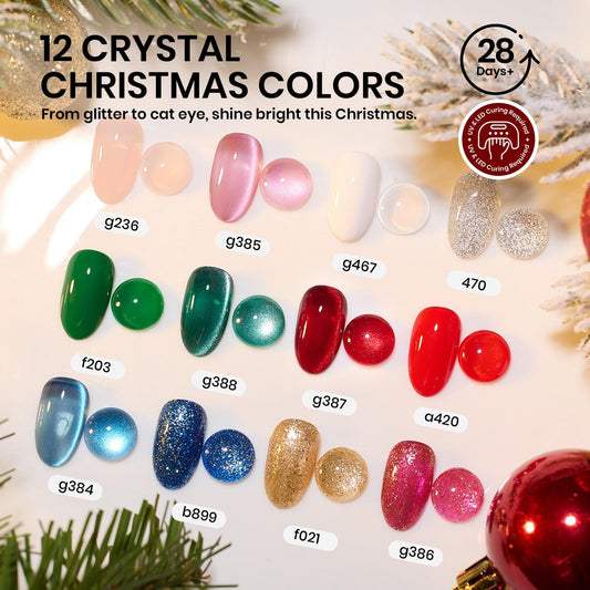 Beetles 12-color gel polish range for a variety of nail looks.