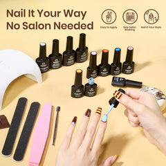 Beetles 17-piece nail tools kit supports professional at-home manicure workflow