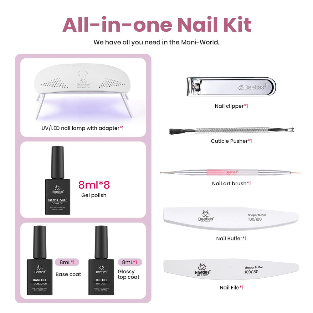 Beetles 48W LED lamp for fast curing of gel polish.