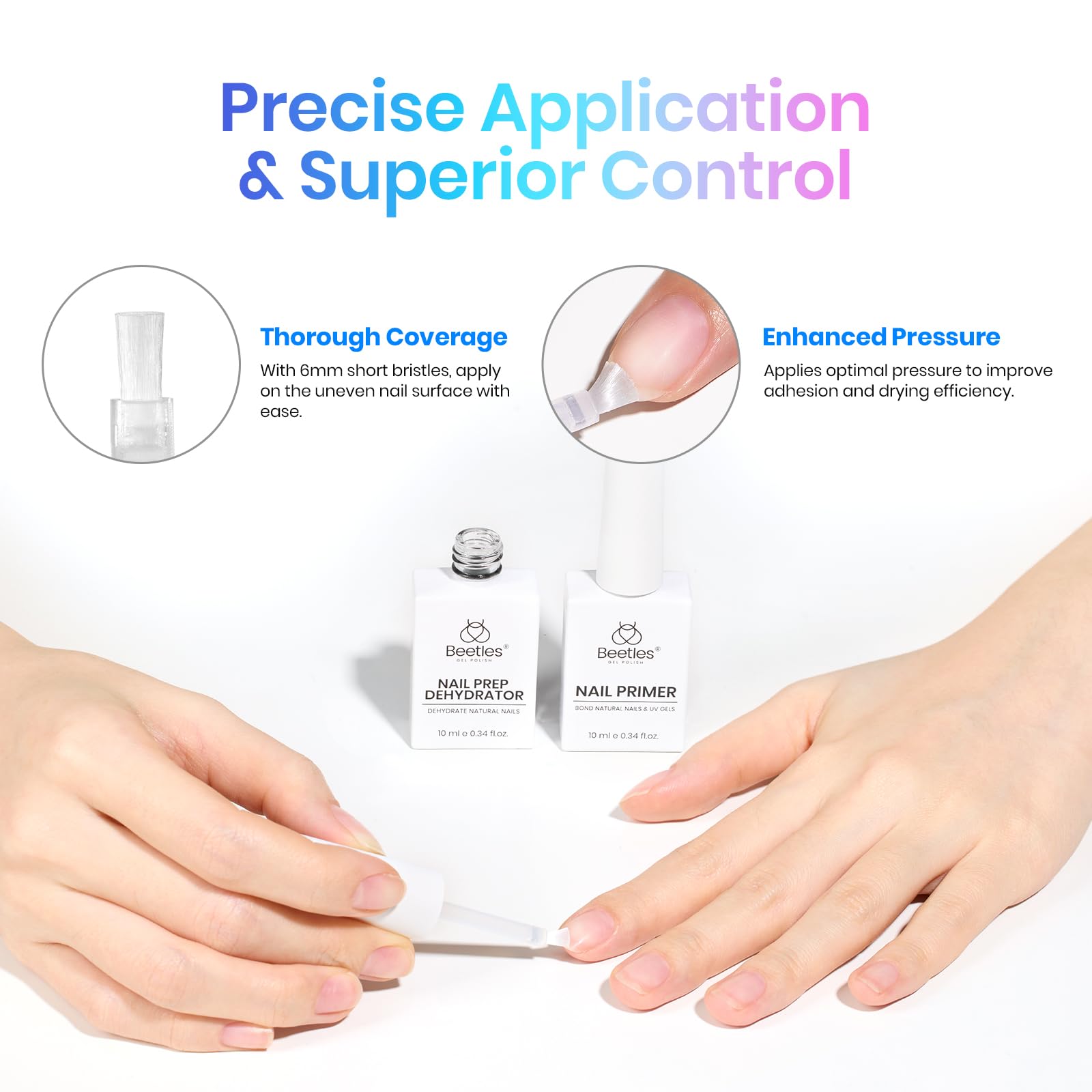 Beetles acid-free-HEMA-free formula reduces odor and irritation.