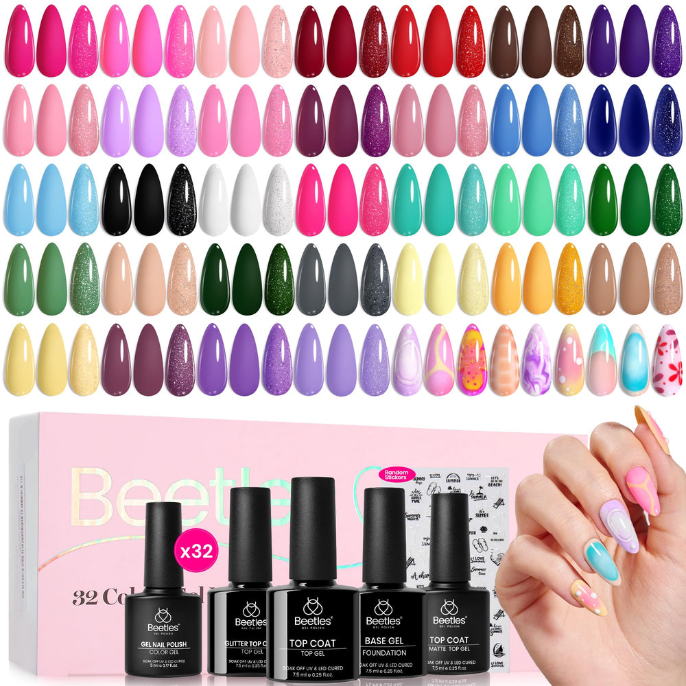 Beetles spring set supports all-season nail styling.