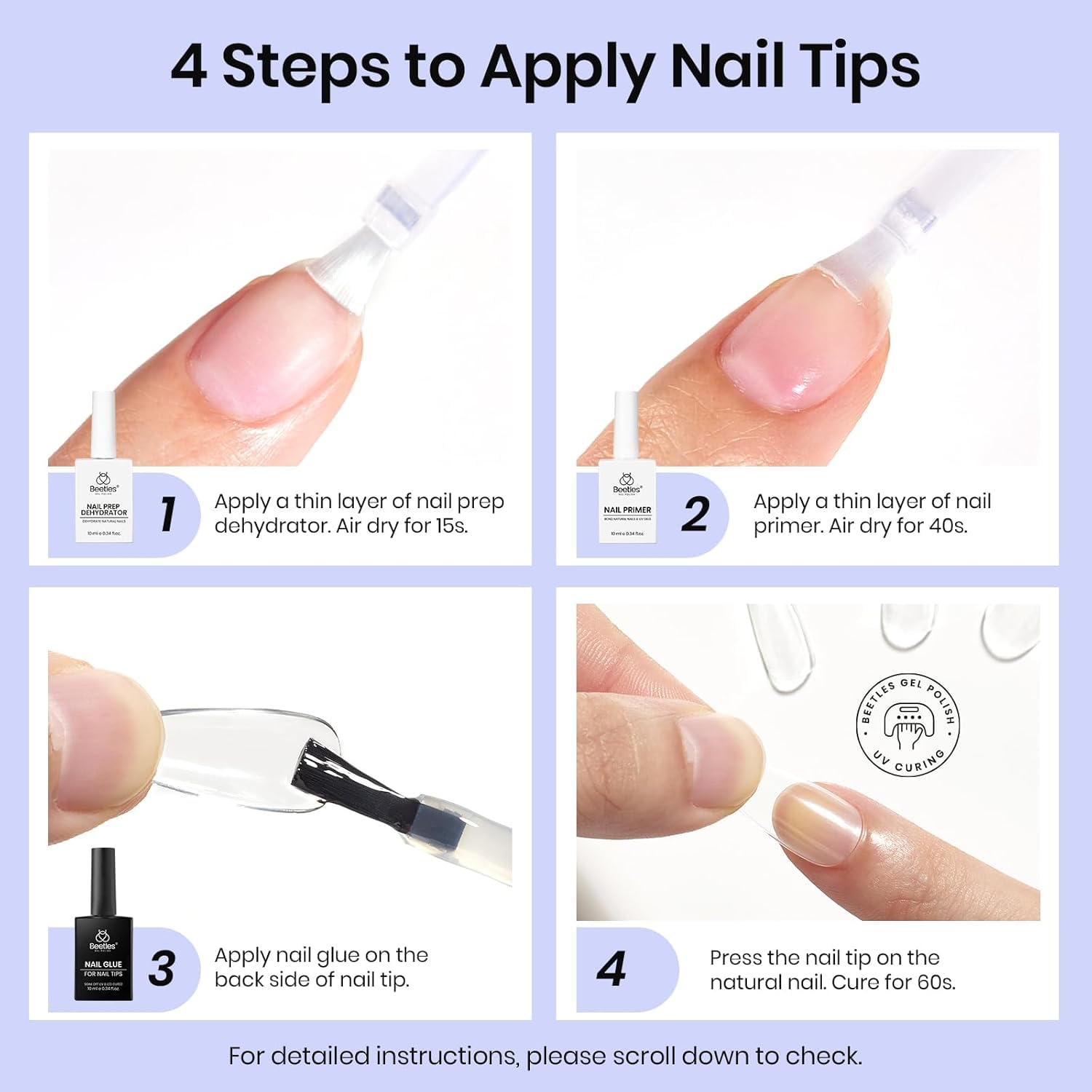 Beetles at-home manicure setup with the full kit displayed