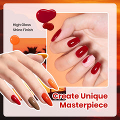 Beetles gel polish set promo image conveys ideal gift for women and DIY manicures.