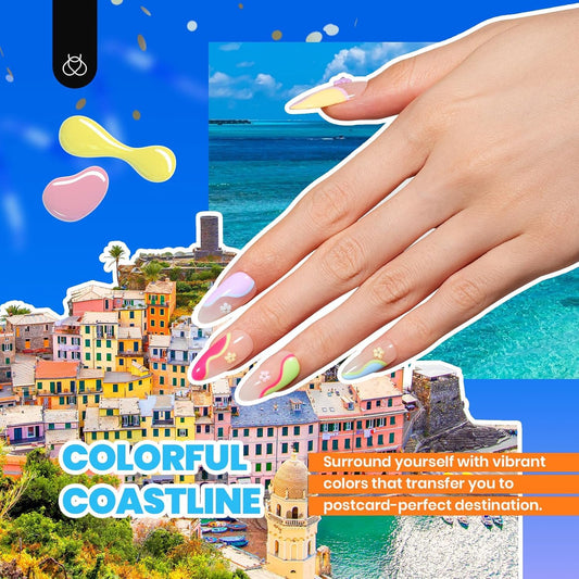 Beetles base coat and top coat set for durable shine and easy application