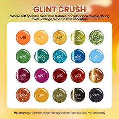 Beetles Base Coat and Top Coat Glint Crush kit for lasting glossy finish
