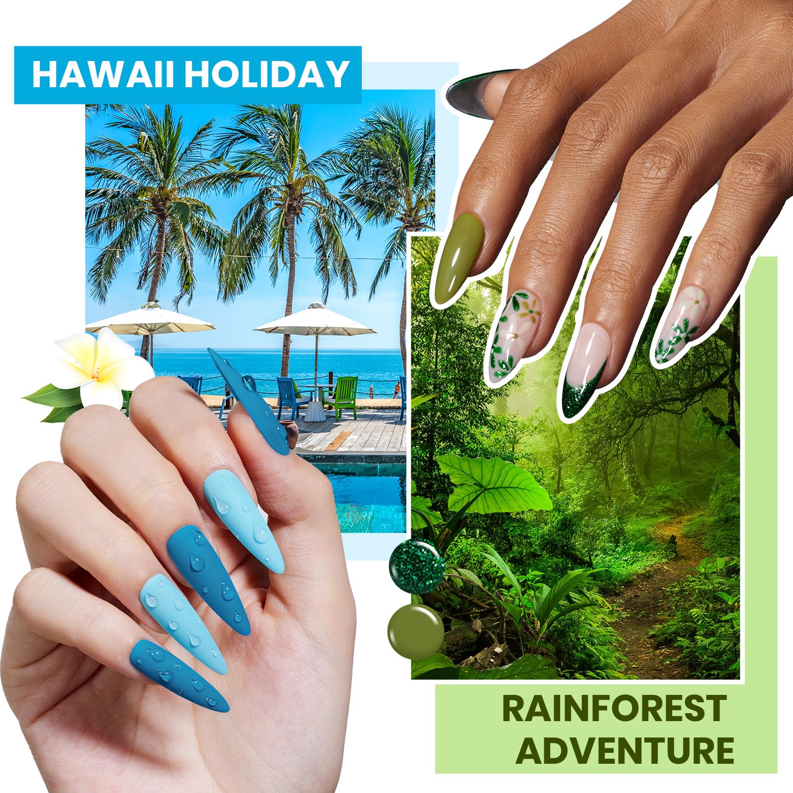 Beetles base and top coat kit for smooth shine.