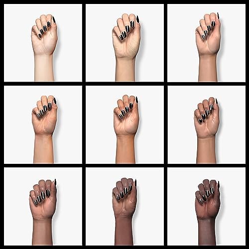 Beetles Black Gel Polish wear test showing long-lasting gloss.