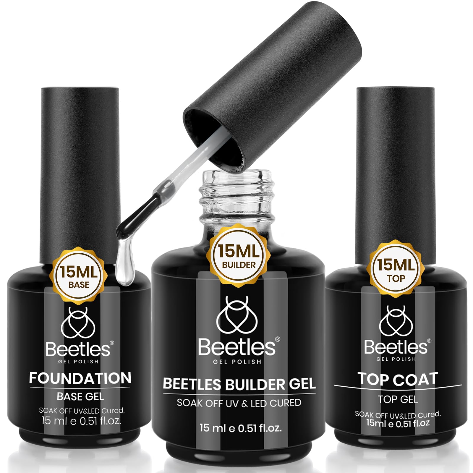 Beetles builder gel extension for long lasting, natural looking nails at home