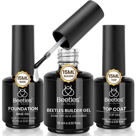 Beetles builder gel extension for long lasting, natural looking nails at home