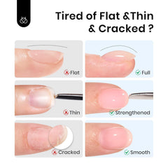 Beetles Builder Gel creating apex for stronger nail structure