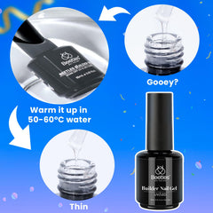 Beetles Builder Gel used with UV LED lamp for at home curing
