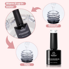 Beetles Builder Gel Set offers long wear with proper layering.