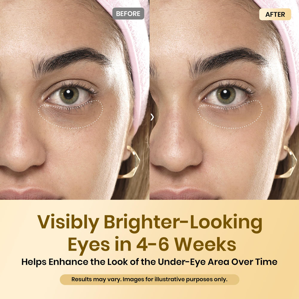 Beetles Caffeine Eye Cream under-eye area brightening visual with gentle hydration