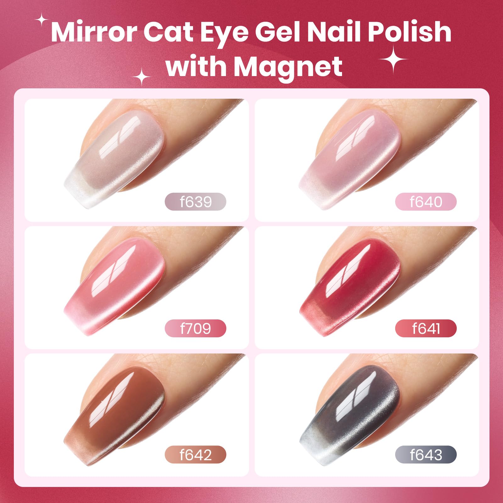 Beetles Porcelain Glow close-up highlighting glossy cat-eye finish.