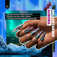Cat Eye Polish from Beetles creating magnetic color shifts