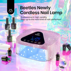 Beetles portable cordless nail lamp ideal for desk or travel