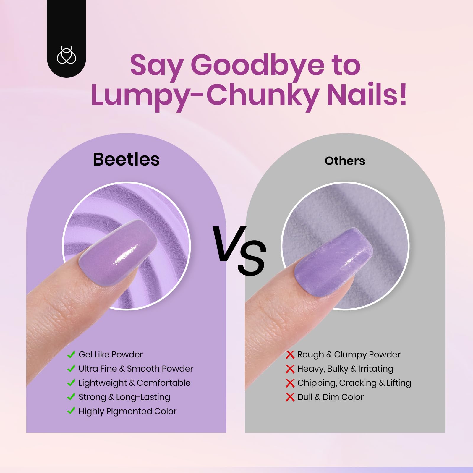 Beetles Cuticle Pusher aids gentle prep and cleanup