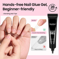 Beetles cuticle pusher prepares nails for extensions