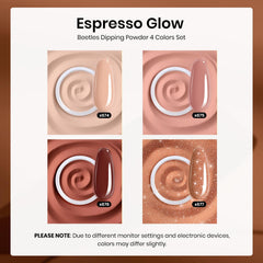 Beetles Dip Powder Kit contents highlight essential liquids and tools for a ready-to-use manicure.