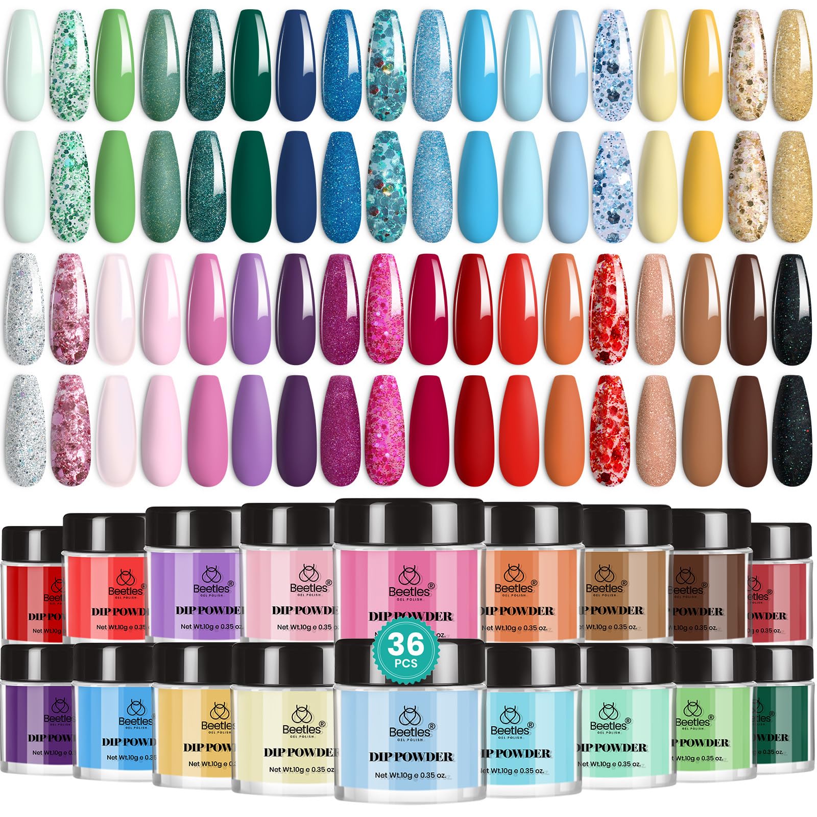 Beetles Dip Powder Quick Dry steps for faster at-home manicures.