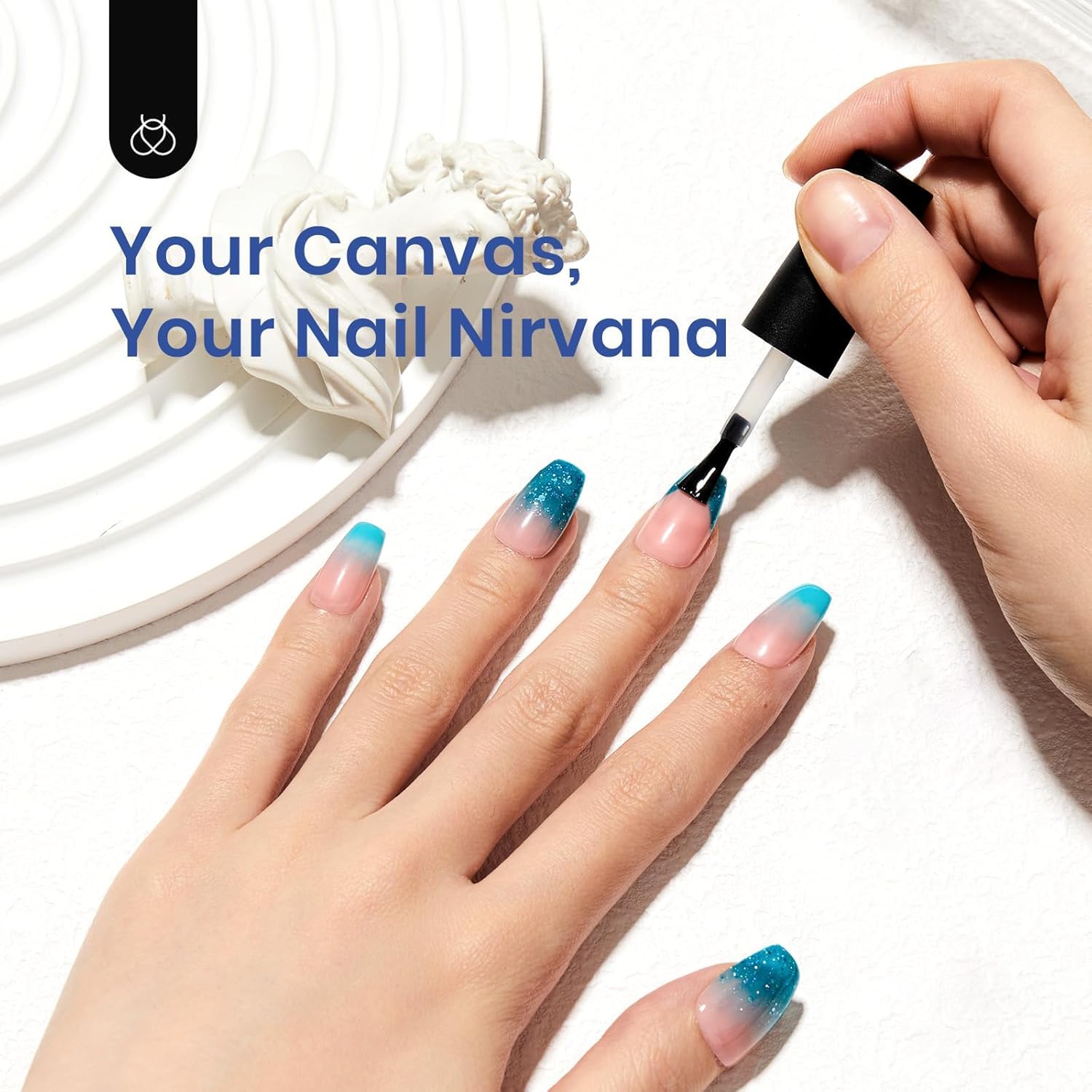 Beetles DIY manicure set, ideal gift for nail art lovers.