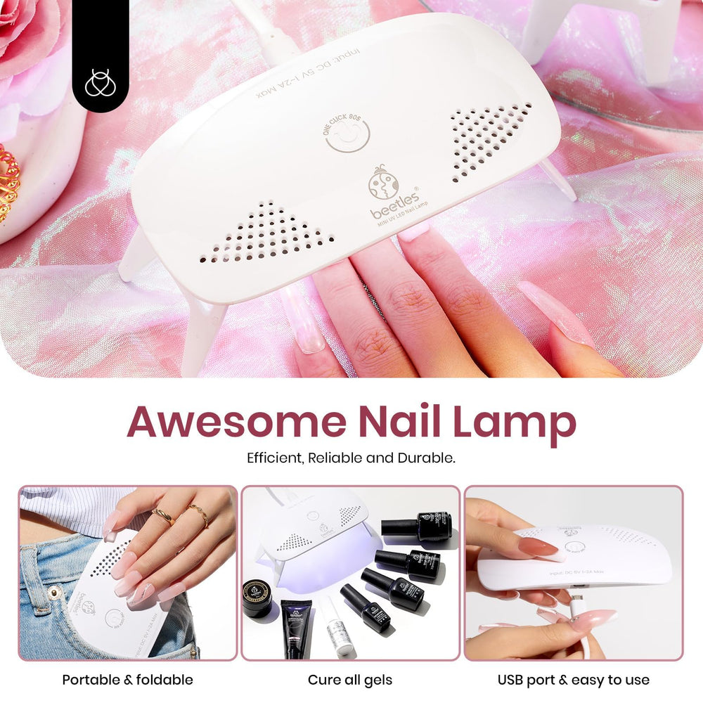 Beetles DIY nail art home kit image encourages creative at-home designs