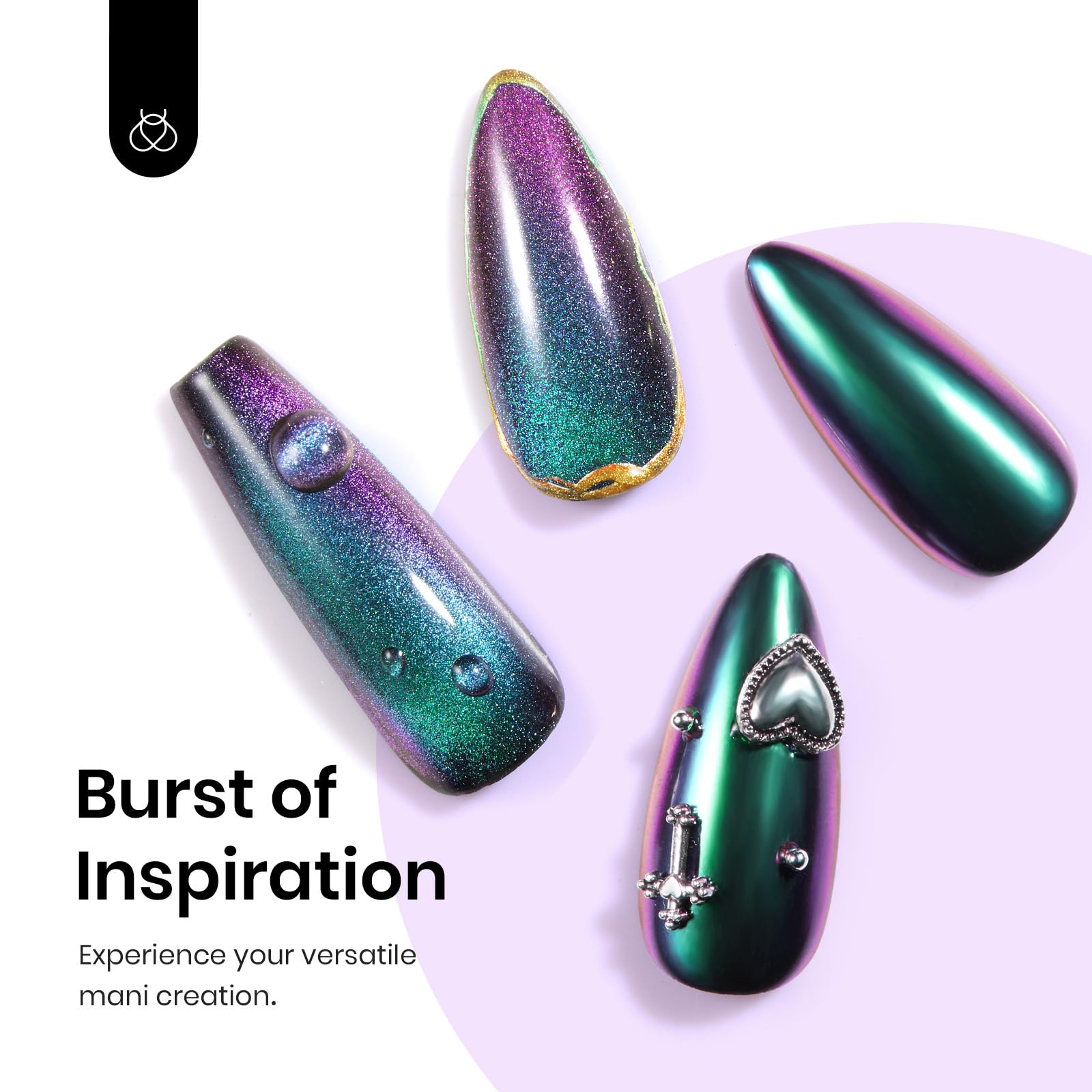 Beetles double-ended sponge stick for precise powder application