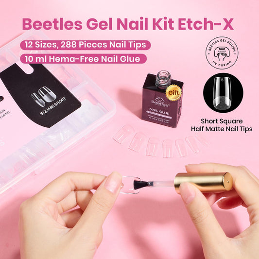 Beetles Etch-X tips in 12 sizes for precise finger-by-finger fit