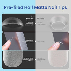 Beetles 9 in 1 nail glue gel: base, bloom and rhinestone glue options.
