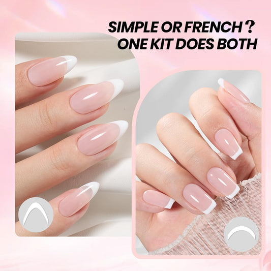 Beetles white gel polish bottle for crisp French tips