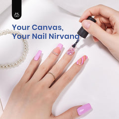 Beetles 5‑in‑1 Nail Glue Gel used as base and glue for tips and accents
