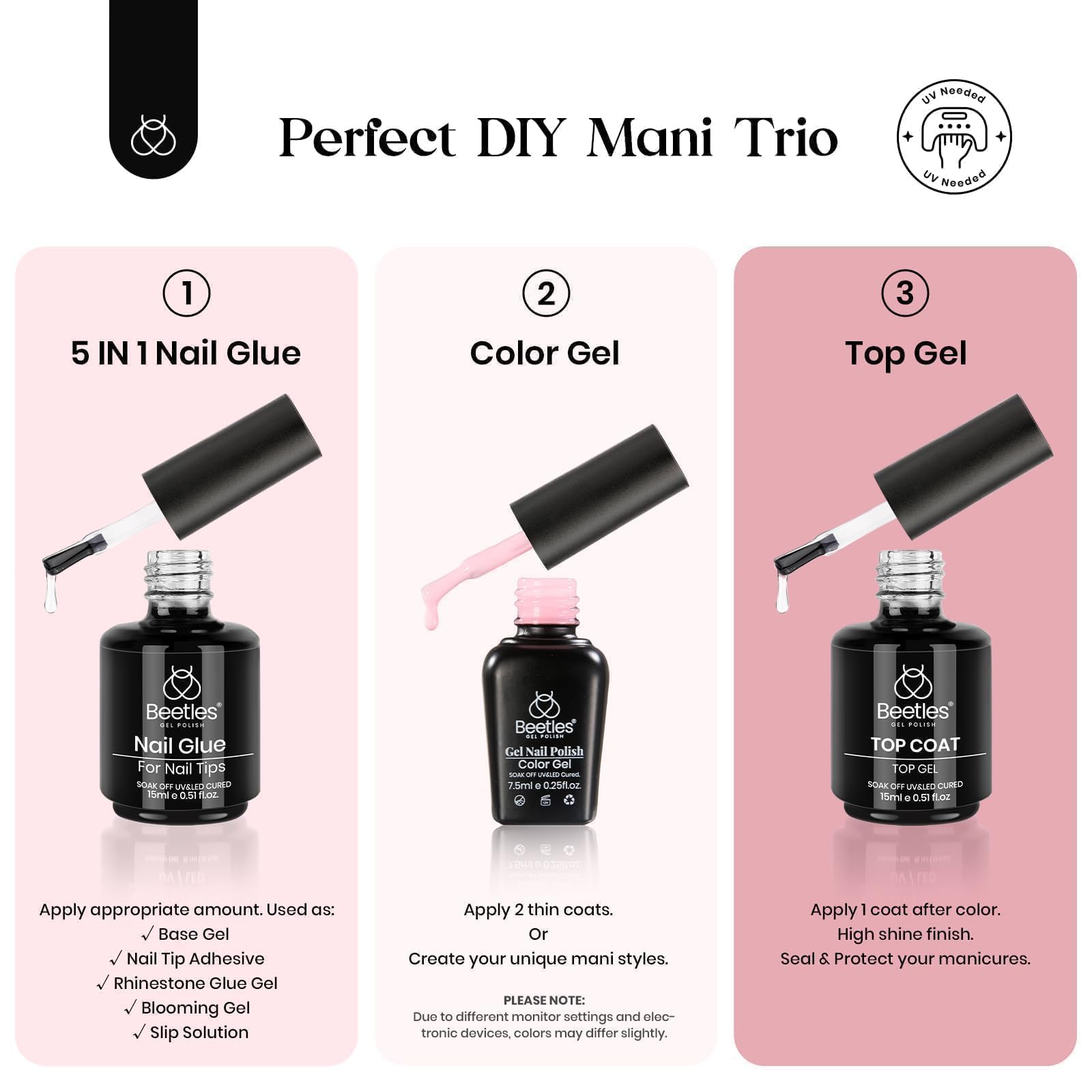 Beetles Gel Nail Kit nail file for shaping and prep.
