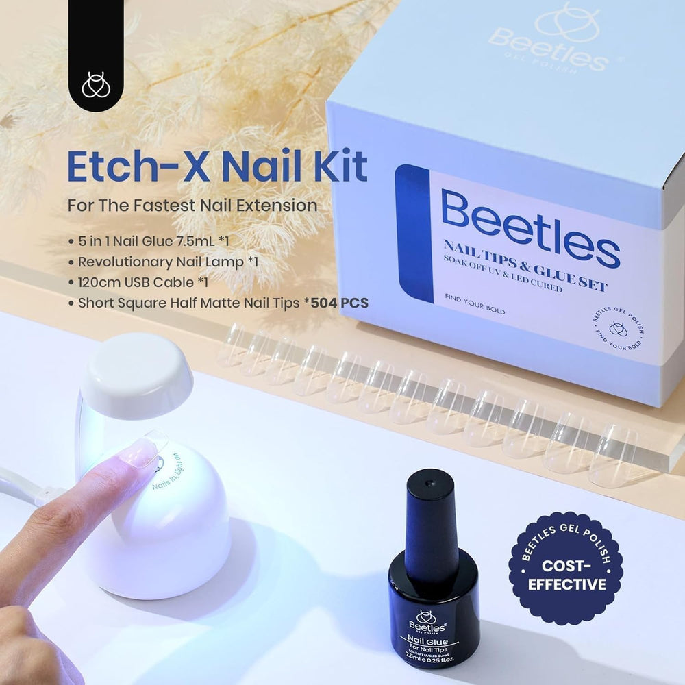Beetles portable UV/LED lamp ready for at‑home curing and quick results