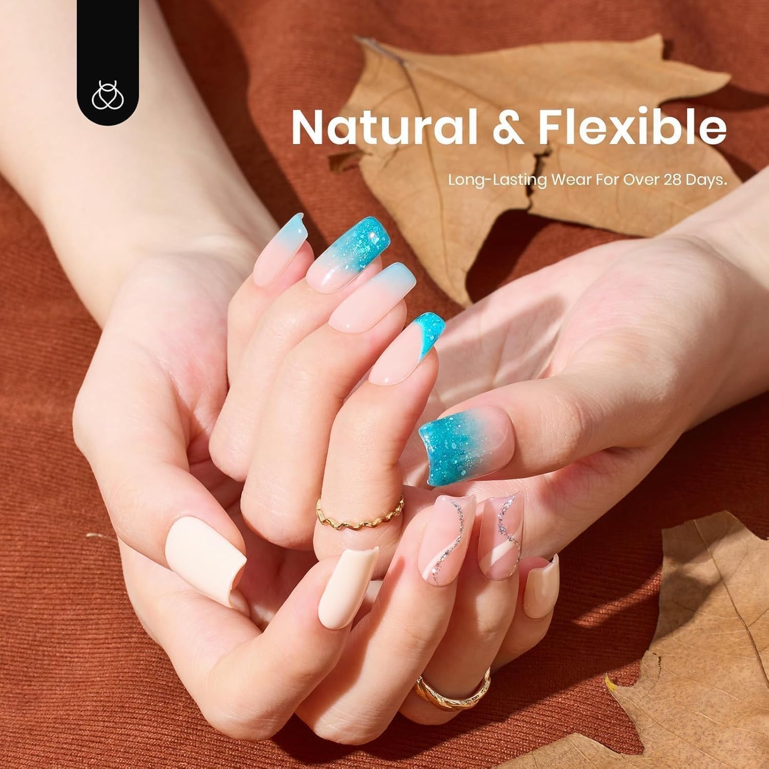 Beetles gel nail kit compatible with many gel polishes for versatility
