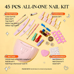 Beetles Gel Nail Kit color collection displayed for versatile salon style nails