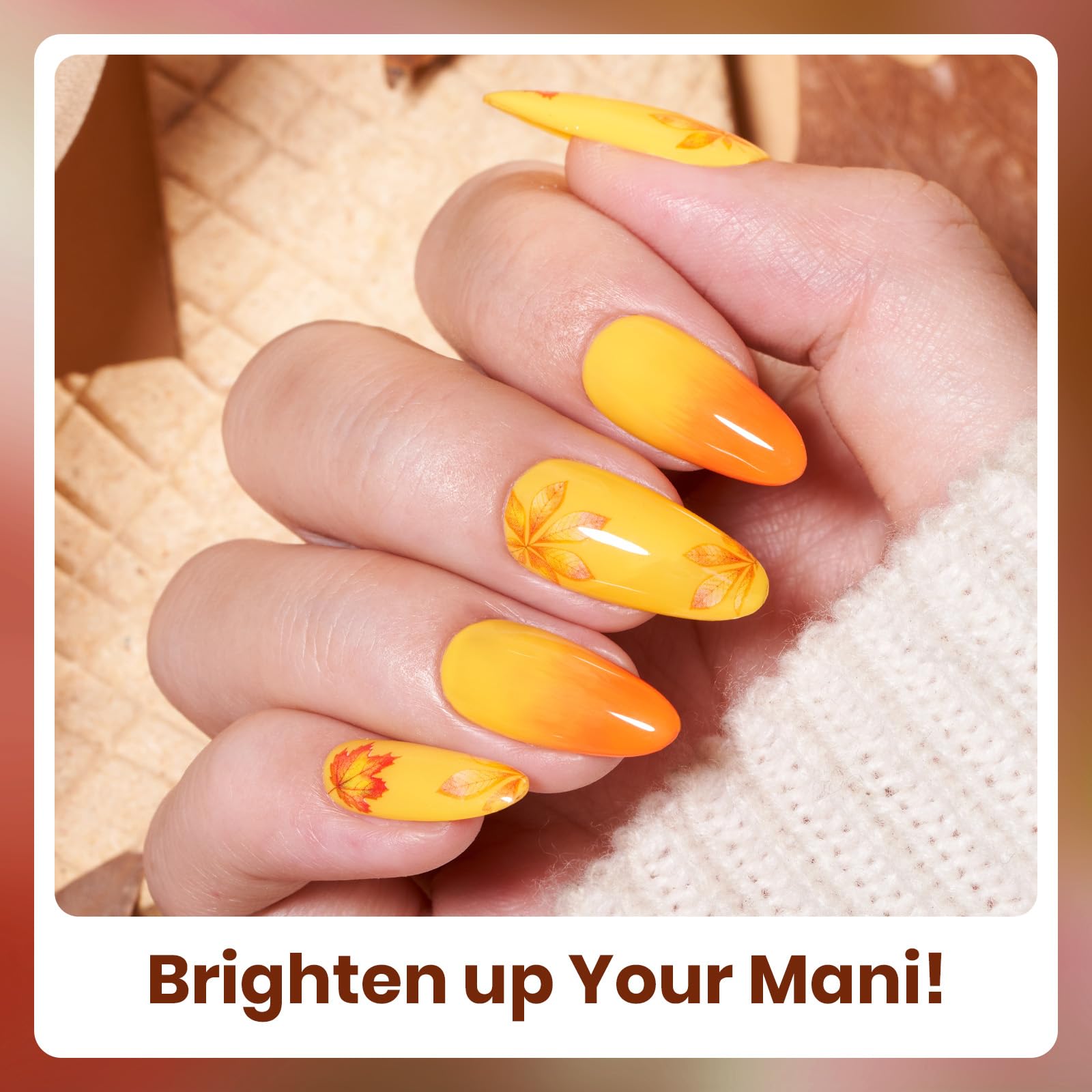 Beetles gel polish swatches show warm fall tones for quick shade selection.