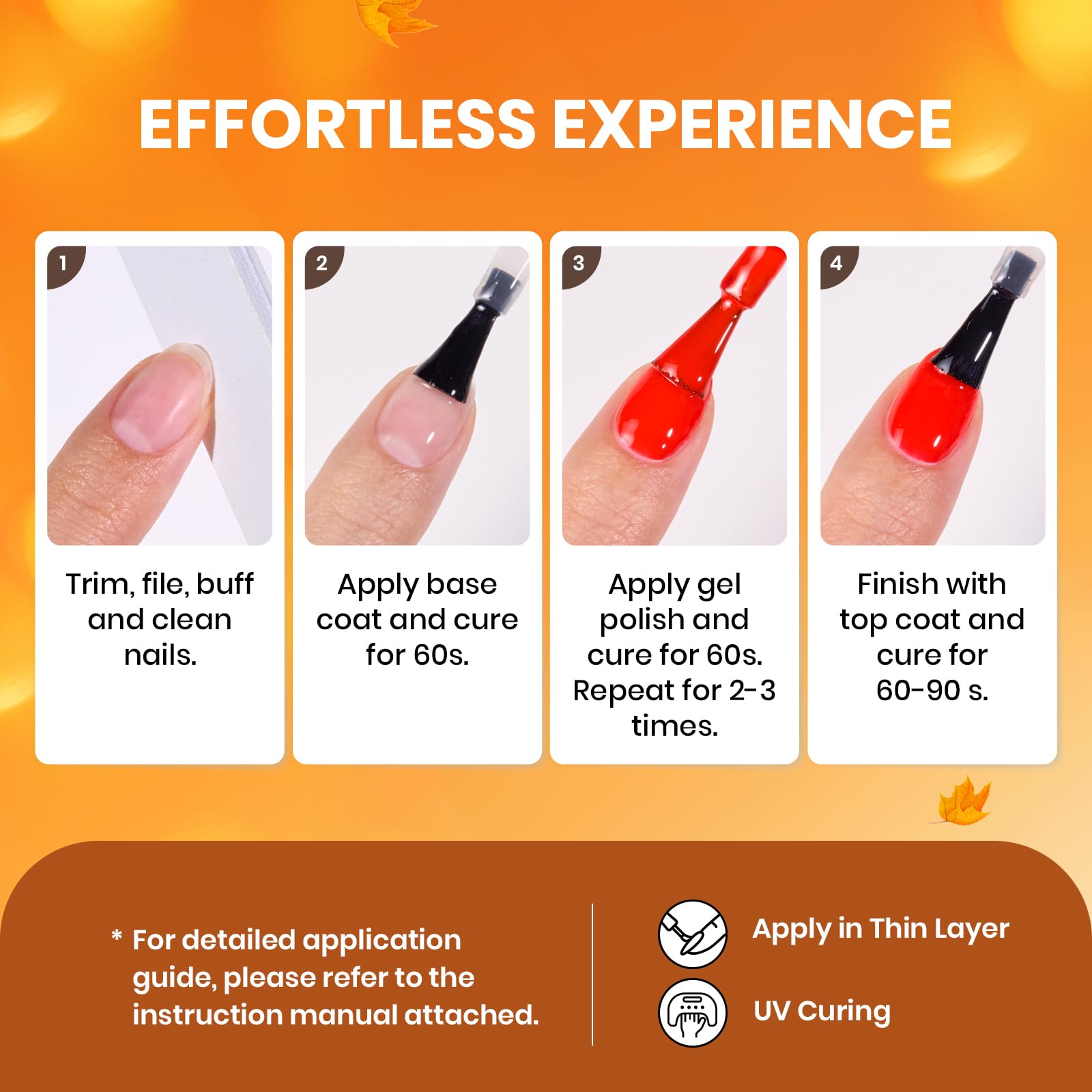 Beetles Base and top coat ensure glossy, durable finish
