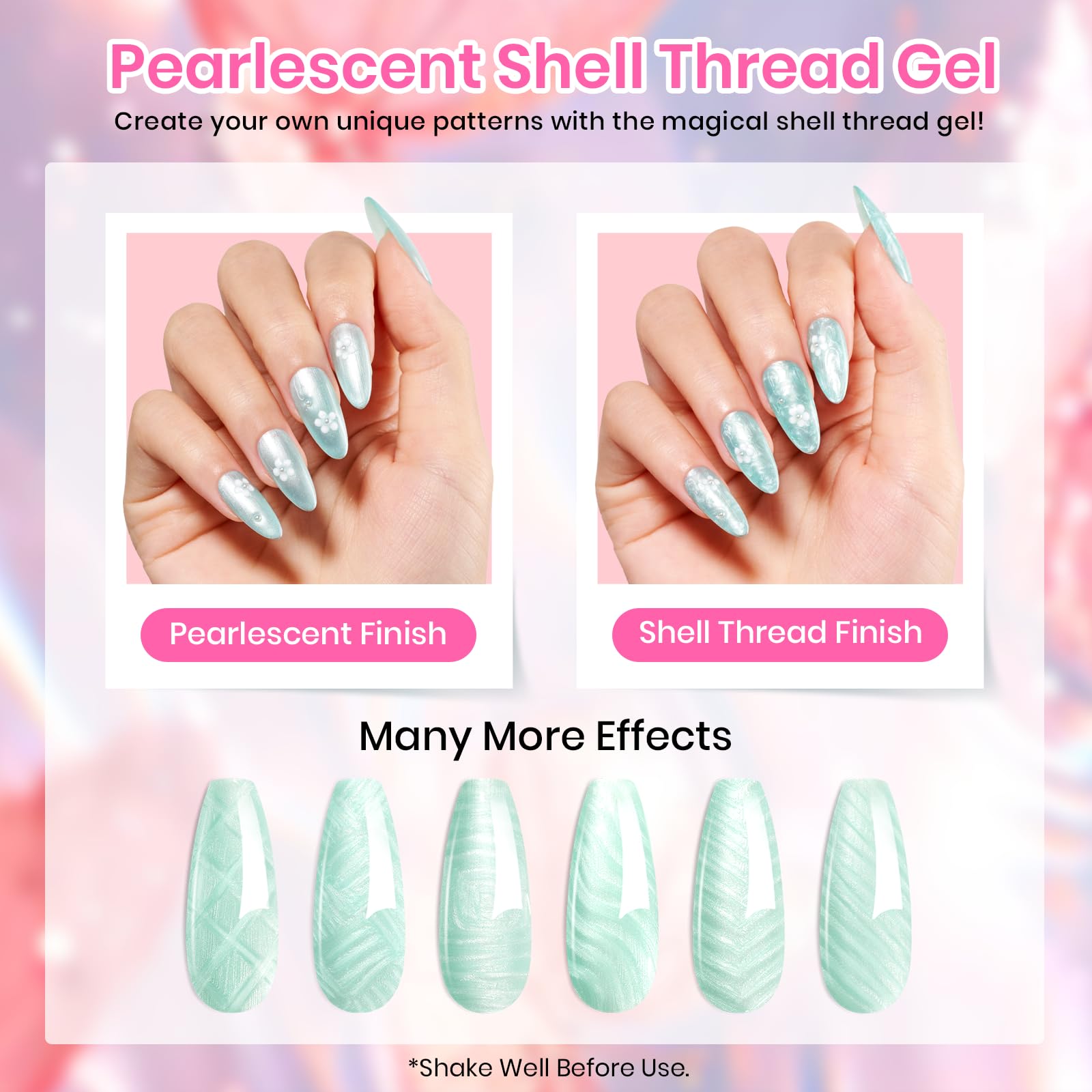 Beetles Gel Polish Set base and top coats for professional-looking finish
