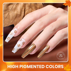 Beetles Glitter finish adds sparkle for party-ready nails