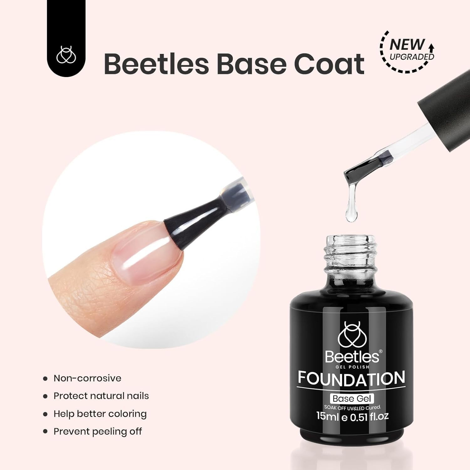 Beetles Gel Nail Polish Set packaging shown for easy home manicure.