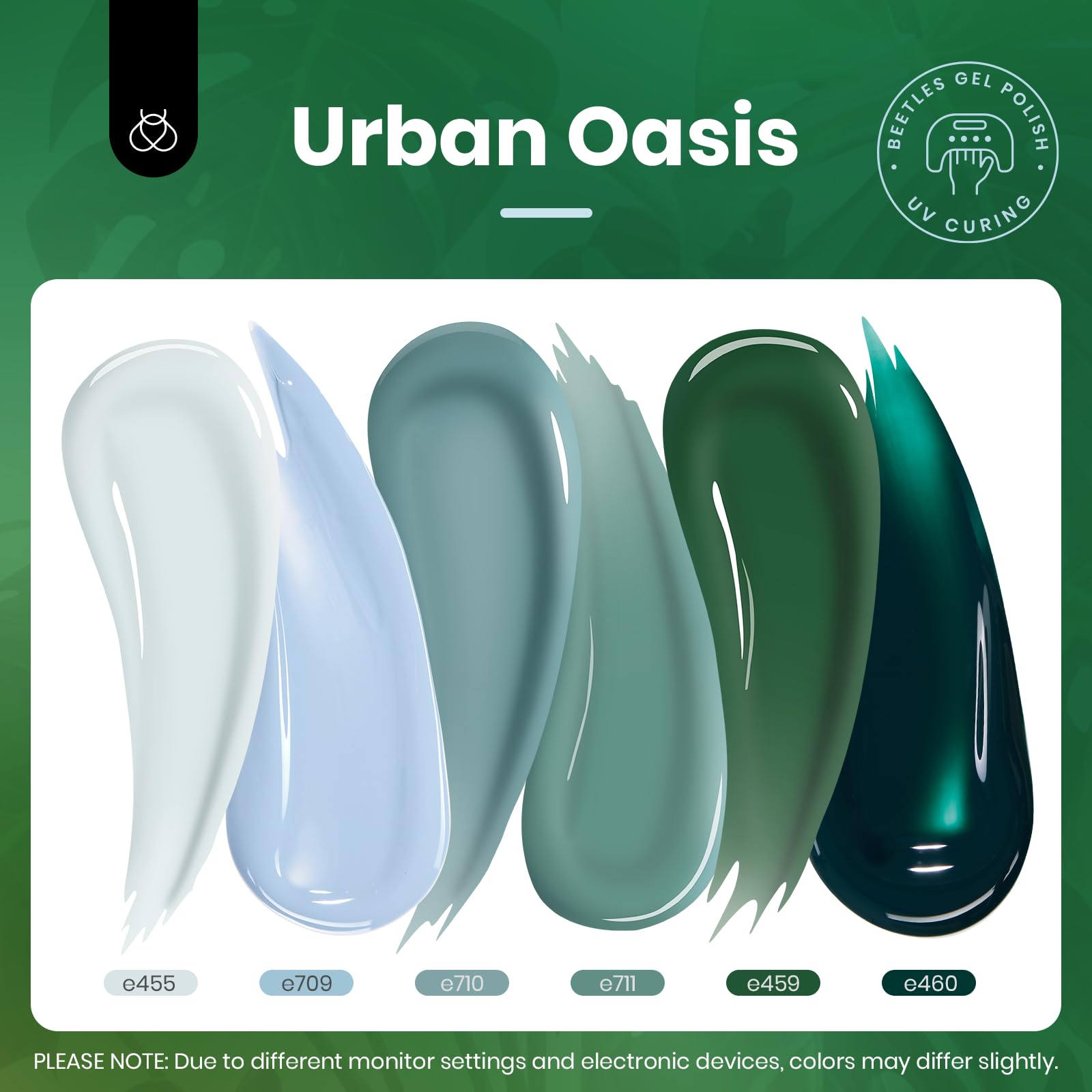Beetles Sixth Shade gel polish for versatile color options.