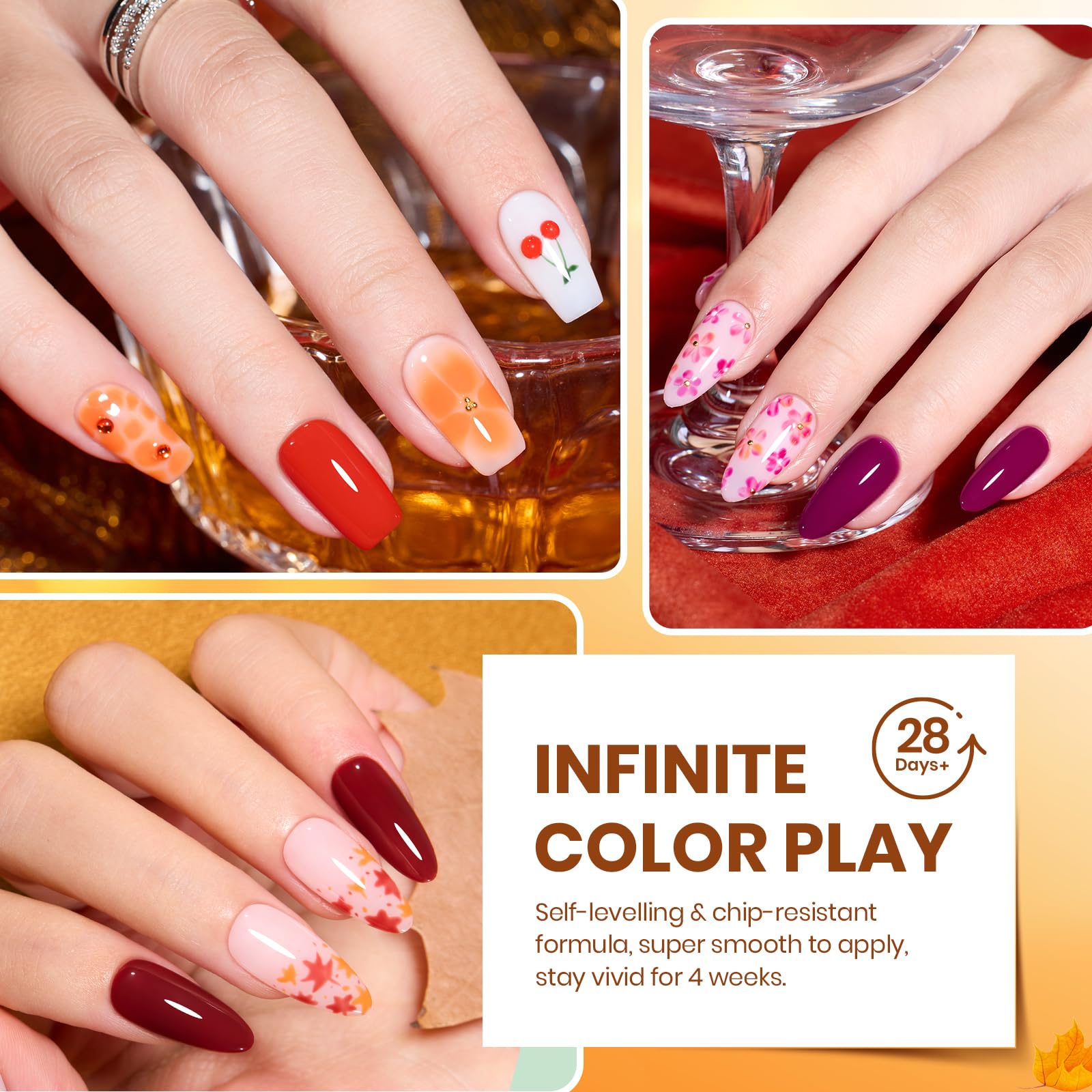 Beetles Yellow and orange shades for vibrant seasonal looks